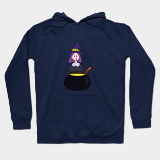 Little Witch Halloween Cauldron Hoodie